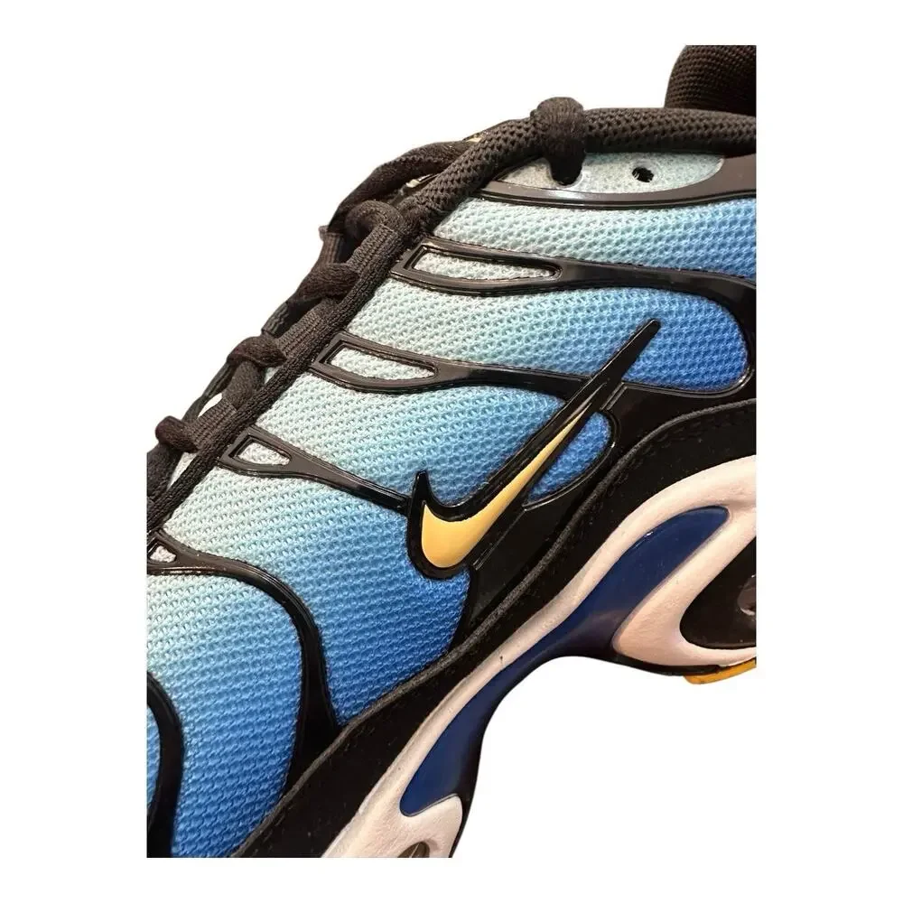 Nike Air Max Plus Chamois Sky Blue Black Kids Size 5.5Y CD0609 032 New Authentic